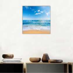 Deniz Kıyısı Kanvas Tablo - 