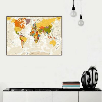 Dünya Haritası Tablosu