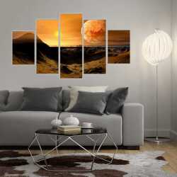 Dünyanın Yansıması Kanvas Tablo - 