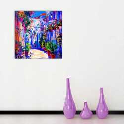 Ege Evleri Kanvas Tablo - 