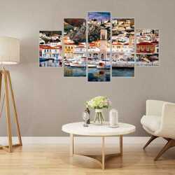 Ege ve Akdeniz Sahili Kanvas Tablo - 