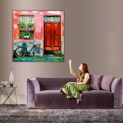 Eski Ev Kanvas Tablo - 