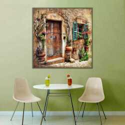 Eski Kapı Kanvas Tablo - 