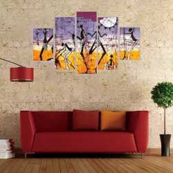 Etkin Afrika Tablosu Kanvas Tablo - 