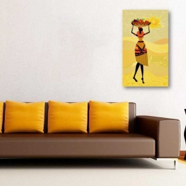 Etnik Afrika Kadını Tablosu - 