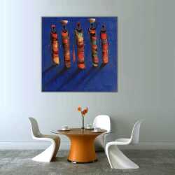 Etnik Afrika Kadınları Kanvas Tablo - 