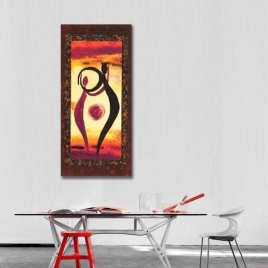 Etnik Figürler Takım Panoramik Tablo 1 - 