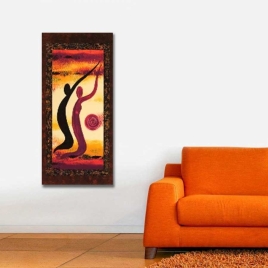 Etnik Figürler Takım Panoramik Tablo 2 - 