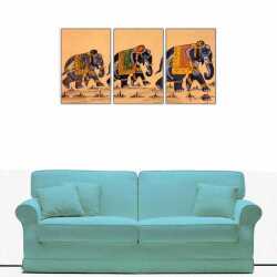 Etnik Filler Parçalı Kanvas Tablo - 