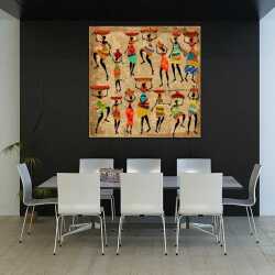 Etnik İnsanlar Kanvas Tablo - 