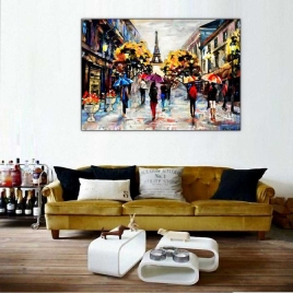 Eyfel Kulesine Sokaktan Bakış Tablosu - 