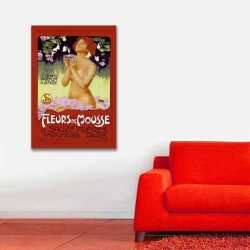 Fleurs de Mousse Retro Kanvas Tablo - 