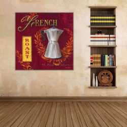 French Roast Kanvas Tablo - 