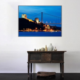 FSM Köprüsü ve İstanbul Manzarası Kanvas Tablo - 