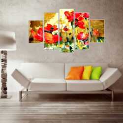 Gelincik Çiçekleri Kanvas Tablo - 