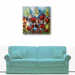 Gelincik Çiçekleri Tablosu - 