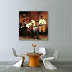 Gitar Jazz Kanvas Tablo - 