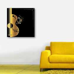 Gitar Kanvas Tablosu - 