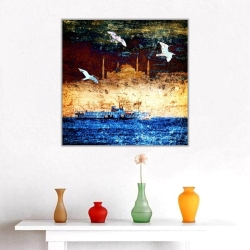 Göç Eden Kuşlar Kanvas Tablo - 