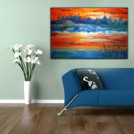 Güneş ve Doğa Tablosu - 