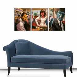 Hollwood Ünlüleri Parçalı Kanvas Tablo - 