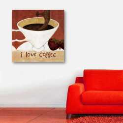 I Love Coffee Tablo - 