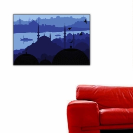İstanbul Silüet Tablosu - 
