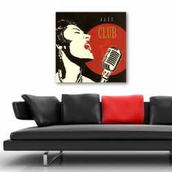 Jazz Clup Kanvas Tablo - 