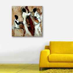 Jazz Müzik Kanvas Tablo - 