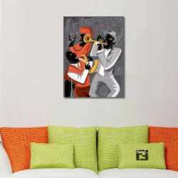 Jazz Pub Kanvas Tablo - 