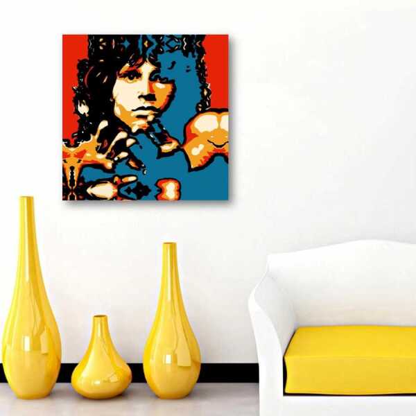 Jim Morrison Popart Tablo