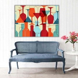 Kadehler Kanvas Tablo - 