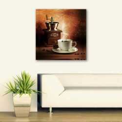 Kahve Öğütme Makinesi Kanvas Tablo - 