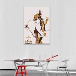 Kahve Tutkusu Kanvas Tablo - 