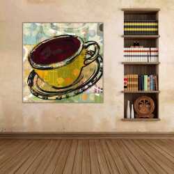 Kahve Zamanı Kanvas Tablo - 
