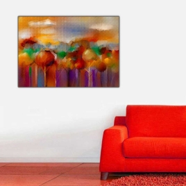 Kahverengi Ağaçlar Tablosu - 