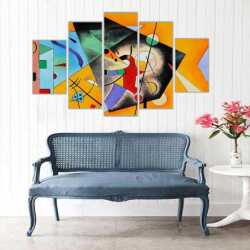 Kandinsky Çizimi 1 Kanvas Tablo - 