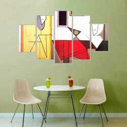 Kandinsky Çizimi Kanvas Tablo - 