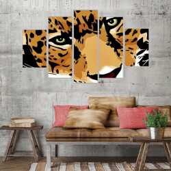 Kaplan Tablosu Kanvas Tablo - 