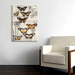 Kelebekler Kanvas Tablo - Thumbnail