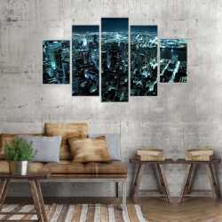 Kentin Işıkları Kanvas Tablo - 