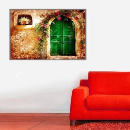Kilitli Kapı Kanvas Tablo - 
