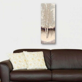 Kış Mevsiminde Kuruyan Ağaç Soğuk Renkler Tablo - 