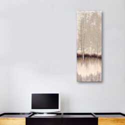 Kış Mevsiminde Kuruyan Ağaç Kanvas Tablo - 