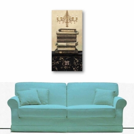 Kitaplar Kanvas Tablo - 