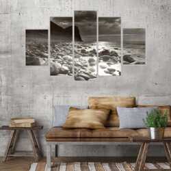 Kıyıya Vuran Dalgalar Kanvas Tablo - 