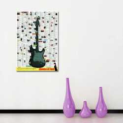 Klasik ve Caz Gitar Ustaları Kanvas Tablo - 