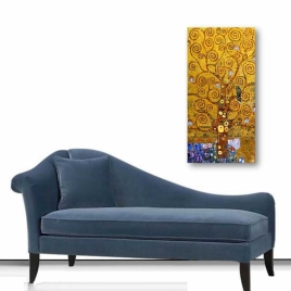 Klimt Hayat Ağaçı Detay Tablo - 