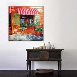 Köfteci Dükkanı Kanvas Tablo - 