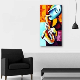 Kubik Müzisyen Çizimi - 